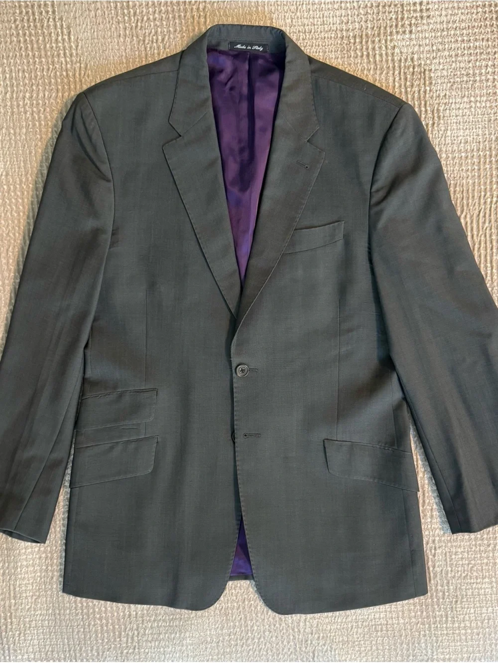 Paul Smith London The Byard Gray Wool Mohair Blazer 40R Made in Italy 🇮🇹